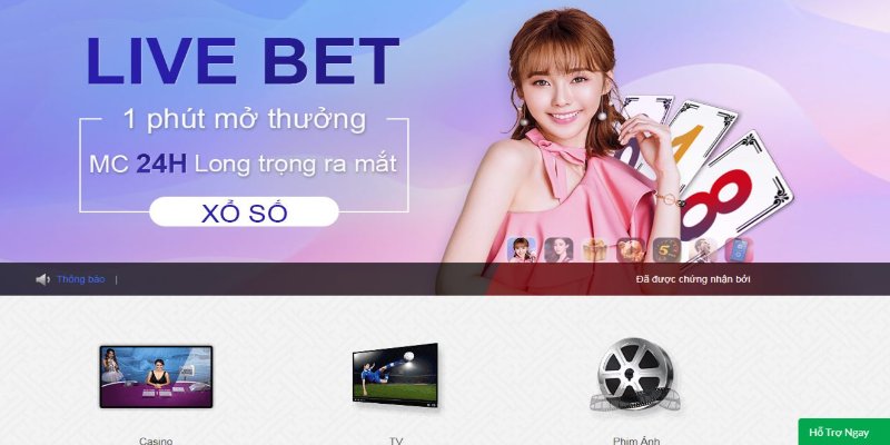 Giới thiệu sơ lược Livebet Ku3933