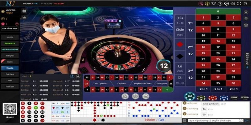 Có hàng loạt các dạng cược Roulette Ku3933 được thiết kế